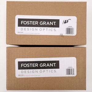 Foster Grant Design Optics 1.25+ Eye Glasses 6 Readers Kiersey Addie Square Cat